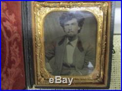 Rare Confederate CIVIL War Tintype-james Bray-k. I. A. Rode With'bloody Bill