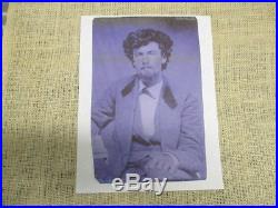 Rare Confederate CIVIL War Tintype-james Bray-k. I. A. Rode With'bloody Bill