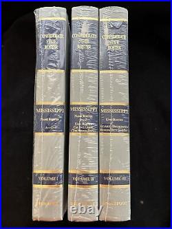 RARE Civil War -3 Vol. Set Confederate State Roster Mississippi Broadfoot 2000