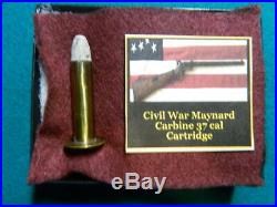 RARE Civil War 37 cal Maynard Carbine Cartridge Confederate