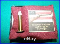 RARE Civil War 37 cal Maynard Carbine Cartridge Confederate