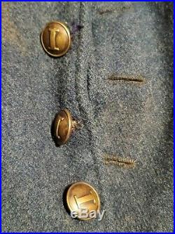 RARE Civil War Confederate Cavalry Shell Jacket Infantry Waterbury Buttons FINE