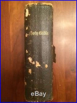 RARE Confederate Civil War Bible, James Turley, Tennessee Cavalry Family History