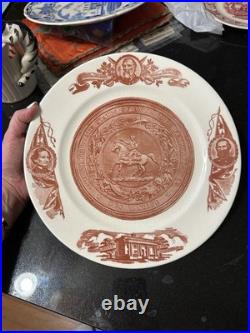 RARE Confederate States of America Seal Civil War Plate Lee, Davis, White House