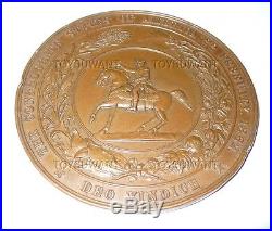 RARE GREAT SEAL OF THE CONFEDERACTY ELECTROTYPE CIVIL WAR CONFEDERATE BOOTLEGGER