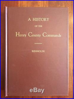 RARE History Henry County Commands, TENNESSEE Confederate Civil War, CSA, 5th TN