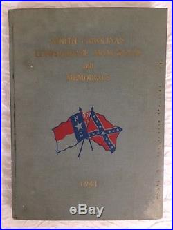 RARE North Carolina's Civil War Confederate Monuments & Memorials CSA PLATES 1st
