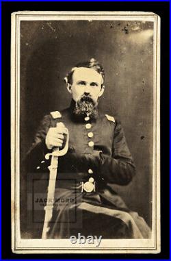 RARE One Of A Kind 1860s CDV Photo Georgia Civil War Confederate GENERAL DOLES