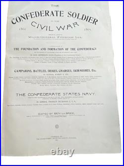 RARE The Confederate Soldier In the Civil War 1861-1865 1st Edition 1895