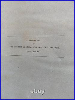 RARE The Confederate Soldier In the Civil War 1861-1865 1st Edition 1895