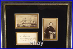 Raphael Semmes Confederate Admiral, American Civil War Autograph Display''Rare