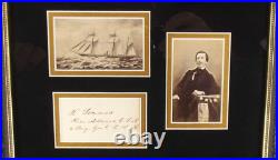 Raphael Semmes Confederate Admiral, American Civil War Autograph Display''Rare