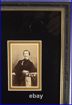 Raphael Semmes Confederate Admiral, American Civil War Autograph Display''Rare