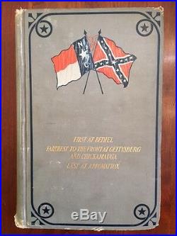 Rare 1st ed North Carolina Confederate Civil War History Regiments, Walter Clark