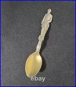 Rare Antique Silver US Civil War Confederate CSA Robert E Lee Spoon Shepard & Co