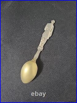 Rare Antique Silver US Civil War Confederate CSA Robert E Lee Spoon Shepard & Co