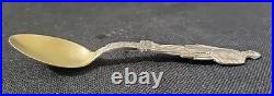 Rare Antique Silver US Civil War Confederate CSA Robert E Lee Spoon Shepard & Co
