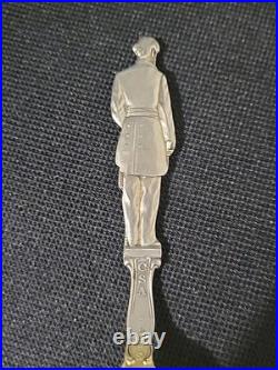 Rare Antique Silver US Civil War Confederate CSA Robert E Lee Spoon Shepard & Co