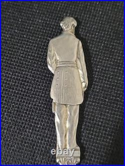 Rare Antique Silver US Civil War Confederate CSA Robert E Lee Spoon Shepard & Co