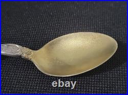 Rare Antique Silver US Civil War Confederate CSA Robert E Lee Spoon Shepard & Co