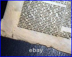 Rare BATTLE OF ANTIETAM Sharpsburg Civil War Confederate 1862 Richmond Newspaper