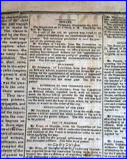 Rare BATTLE OF ANTIETAM Sharpsburg Civil War Confederate 1862 Richmond Newspaper