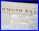 Rare BATTLE OF GETTYSBURG Confederate Capital Richmond VA Civil War 1863 Newspa