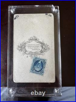 Rare CDV Of confederate General Robert E. Lee with Vannerson Backmark Richmond