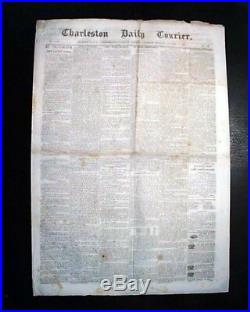 Rare CONFEDERATE Battle of Middle Creek Kentucky 1862 Old Civil War Newspaper