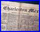 Rare CONFEDERATE Charleston Mercury SC Civil War 1865 Necessity Print Newspaper
