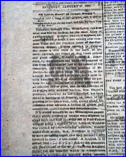 Rare CONFEDERATE Charleston Mercury SC Civil War 1865 Necessity Print Newspaper