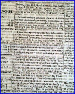 Rare CONFEDERATE Civil War Winston NC North Carolina 1861 Southern Old Newspaper