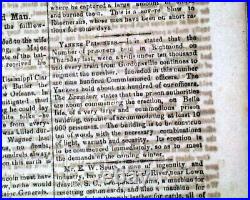 Rare CONFEDERATE Civil War Winston NC North Carolina 1861 Southern Old Newspaper