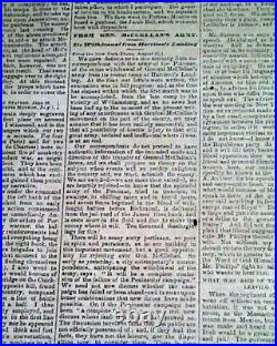 Rare CONFEDERATE Grenada MS Civil War 1862 Newspaper with Publisher on the Run