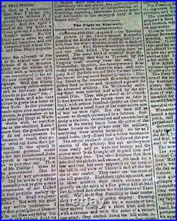 Rare CONFEDERATE Grenada MS Civil War 1862 Newspaper with Publisher on the Run