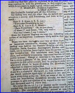 Rare CONFEDERATE Houston TX Texas with Jefferson Davis Civil War 1864 Newspaper