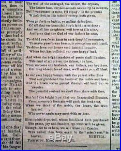 Rare CONFEDERATE Lee to Gettysburg & Stonewall Jackson Death 1863 Civil War News