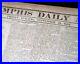 Rare CONFEDERATE Memphis TN Tennessee in GRENADA MS Civil War 1863 Old Newspaper