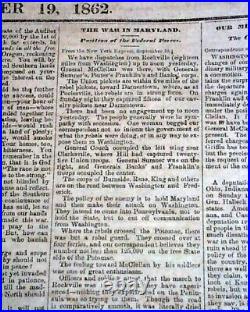 Rare CONFEDERATE Memphis TN Tennessee in GRENADA MS Civil War 1863 Old Newspaper