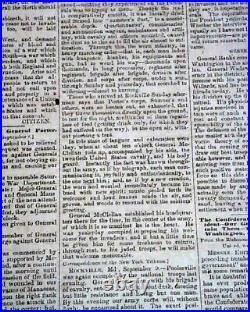 Rare CONFEDERATE Memphis TN Tennessee in GRENADA MS Civil War 1863 Old Newspaper