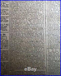 Rare CONFEDERATE Memphis TN Tennessee in JACKSON MS Civil War 1862 Old Newspaper