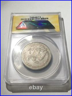 Rare CSA 1861O Seated Liberty ANACS Half Dollar- From Civil War Confederate Mint