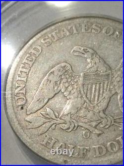 Rare CSA 1861O Seated Liberty ANACS Half Dollar- From Civil War Confederate Mint