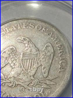 Rare CSA 1861O Seated Liberty ANACS Half Dollar- From Civil War Confederate Mint