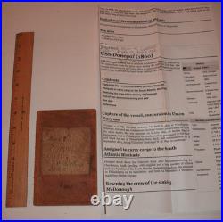 Rare Civil War Repair Book for Captured Confederate Steamship USS Donegal