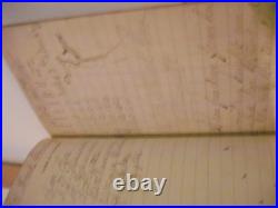 Rare Civil War Repair Book for Captured Confederate Steamship USS Donegal