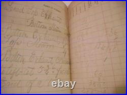 Rare Civil War Repair Book for Captured Confederate Steamship USS Donegal