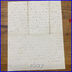 Rare Civil War US Coded Letter Cincinnati OH Content Gold Confederate History
