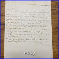 Rare Civil War US Coded Letter Cincinnati OH Content Gold Confederate History