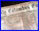 Rare Confederate COLUMBUS GA Georgia Stonewall Jackson 1862 Civil War Newspaper